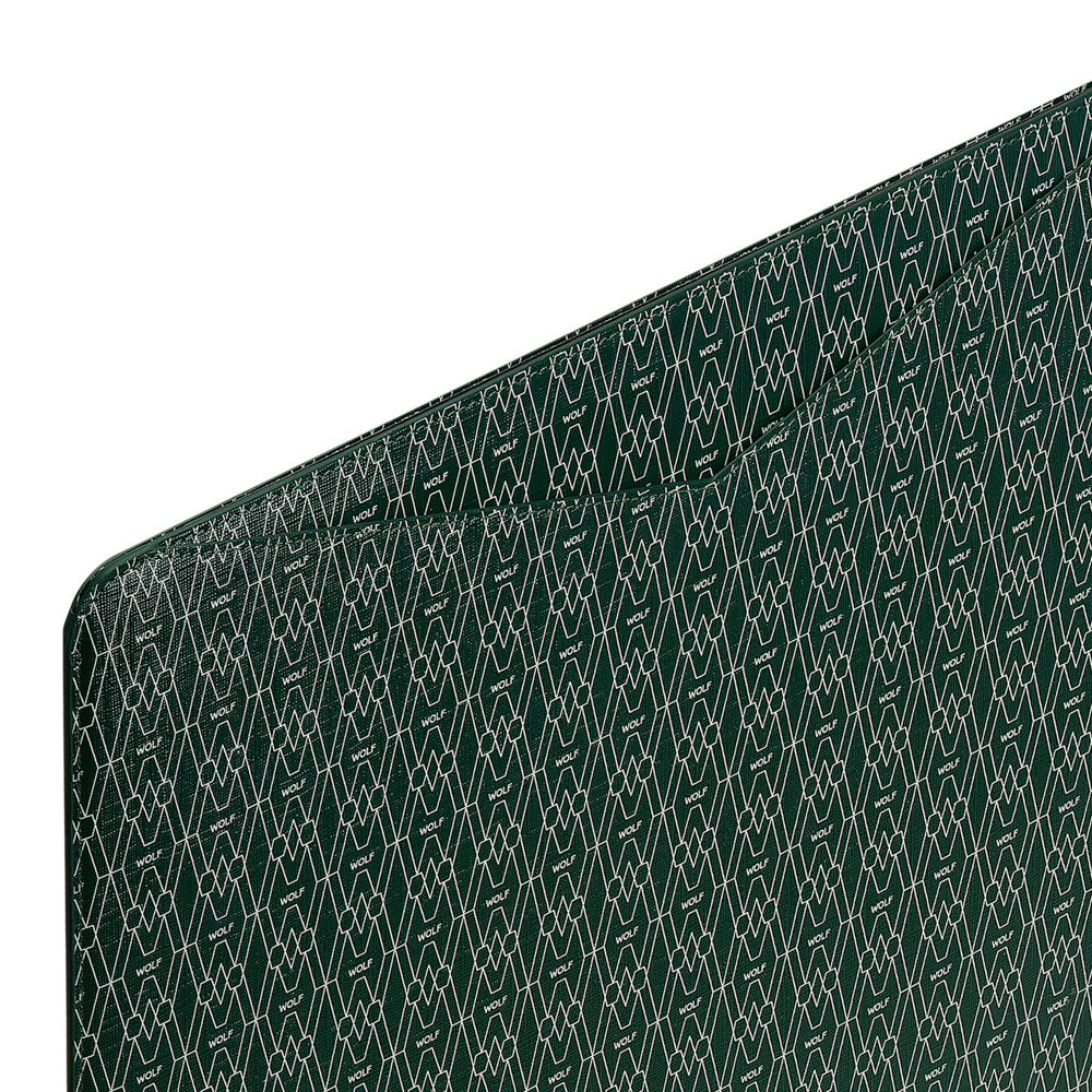 WOLF 1834 Signature 16" Laptop Sleeve - Green - Image 5