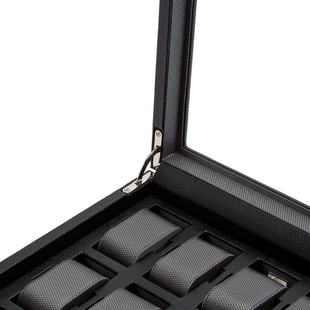 WOLF 1834 Classic 15 Piece Watch Box – Black - Image 5