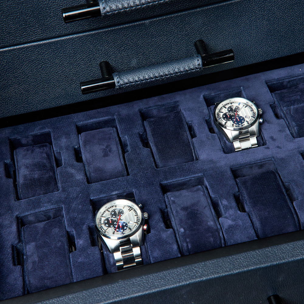 WOLF 1834 Churchill 12 Piece Winder Safe – Deep Purple Indigo - Image 2