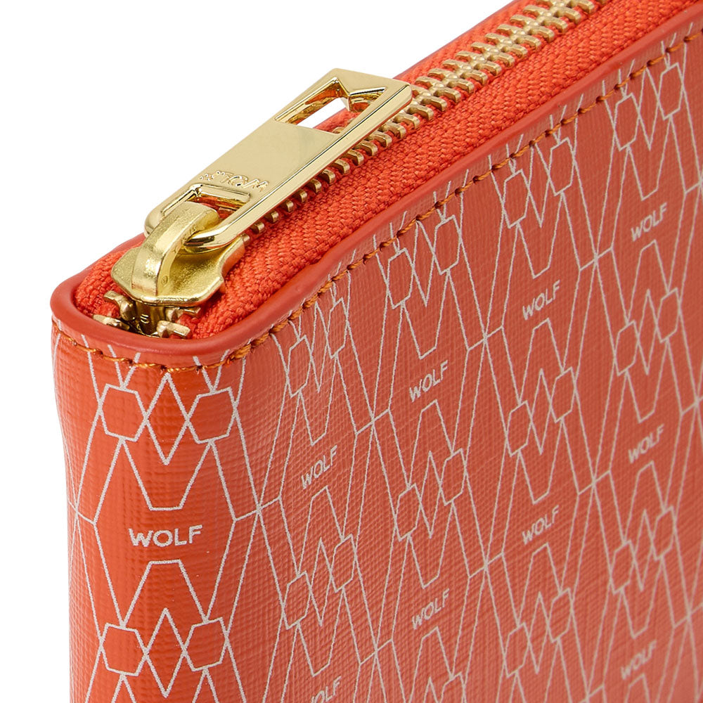 WOLF 1834 Signature Zip Wallet – Orange - Image 4