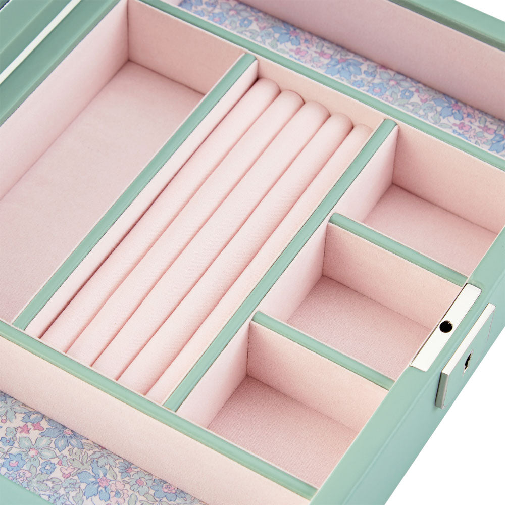 WOLF 1834 X Liberty Medium Jewelry Box – Sage Green - Image 4