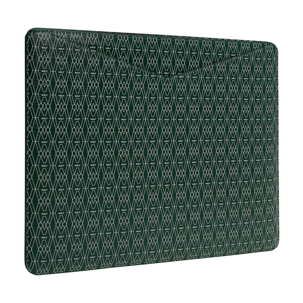 WOLF 1834 Signature 16" Laptop Sleeve - Green - Image 2