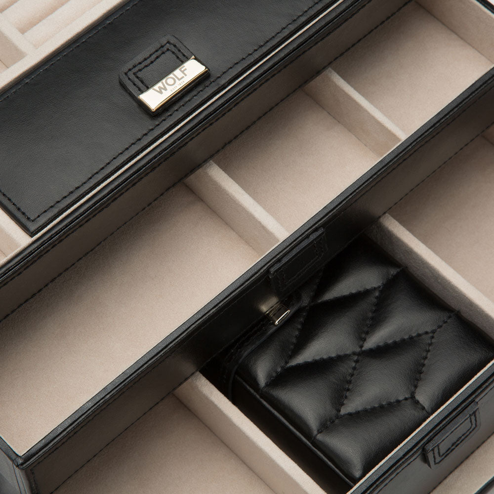 WOLF 1834 Caroline Medium Jewelry Case – Black - Image 5