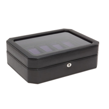 WOLF 1834 Windsor 10 Piece Watch Box – Windsor Black/Purple - Image 1