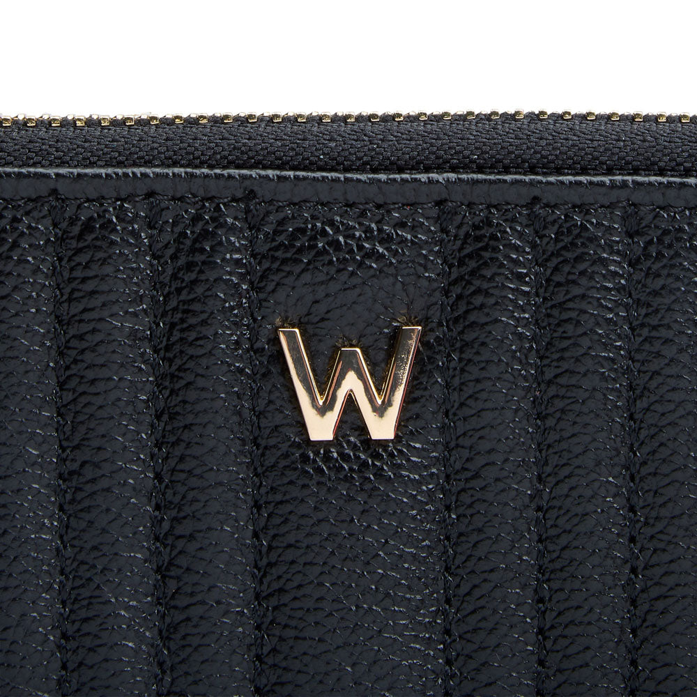 WOLF 1834 Mimi Laptop Sleeve 13" with Handle – Black - Image 6