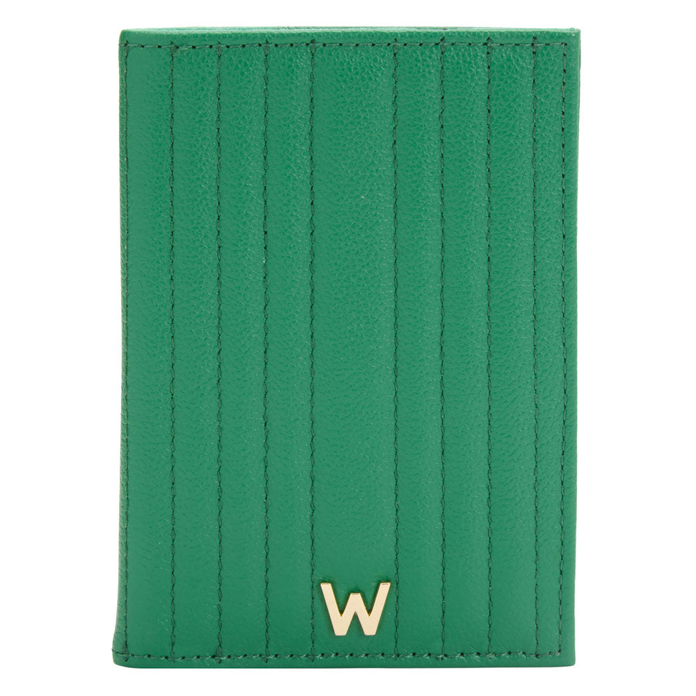 WOLF 1834 Mimi Passport Case - Forest Green - Image 1