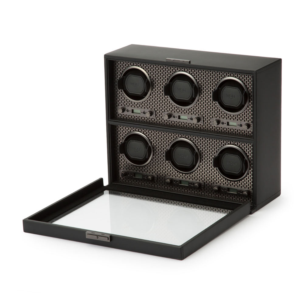 WOLF 1834 Axis 6 Piece Watch Winder – Powder Coat - Image 3