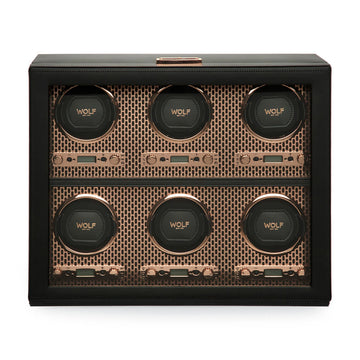 WOLF 1834 Axis 6-Piece Watch Winder - Copper - Image 1