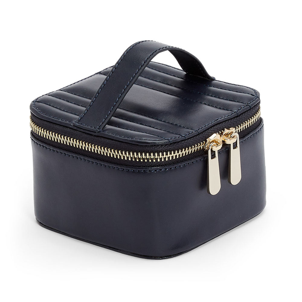 WOLF 1834 Maria Zip Jewelry Cube – Navy - Image 2