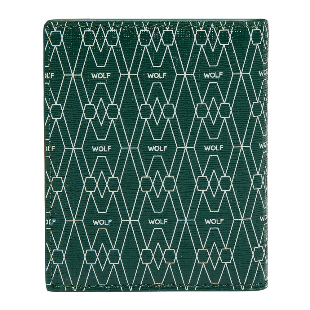 WOLF 1834 Signature ID Card Case – Green | RFID Blocking, 5 Card Slots - Image 4