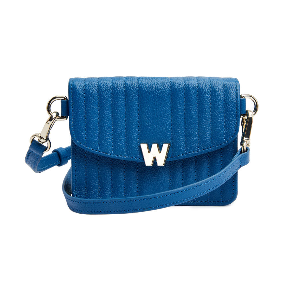 WOLF 1834 Mimi Mini Bag with Wristlet & Lanyard – Marine - Image 1
