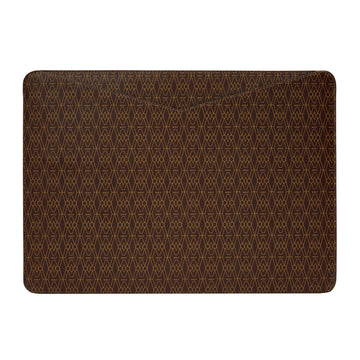 WOLF 1834 Signature 13" Laptop Sleeve – Brown - Image 1