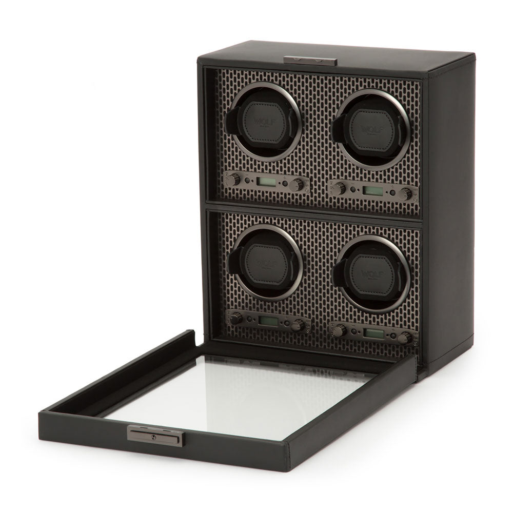 WOLF 1834 Axis 4 Piece Watch Winder – Powder Coat - Image 3