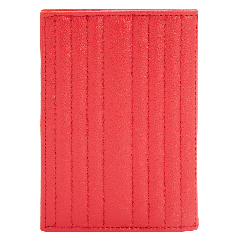 WOLF 1834 Mimi Passport Case - Red (RFID Blocking, 2 Card Slots) - Image 4