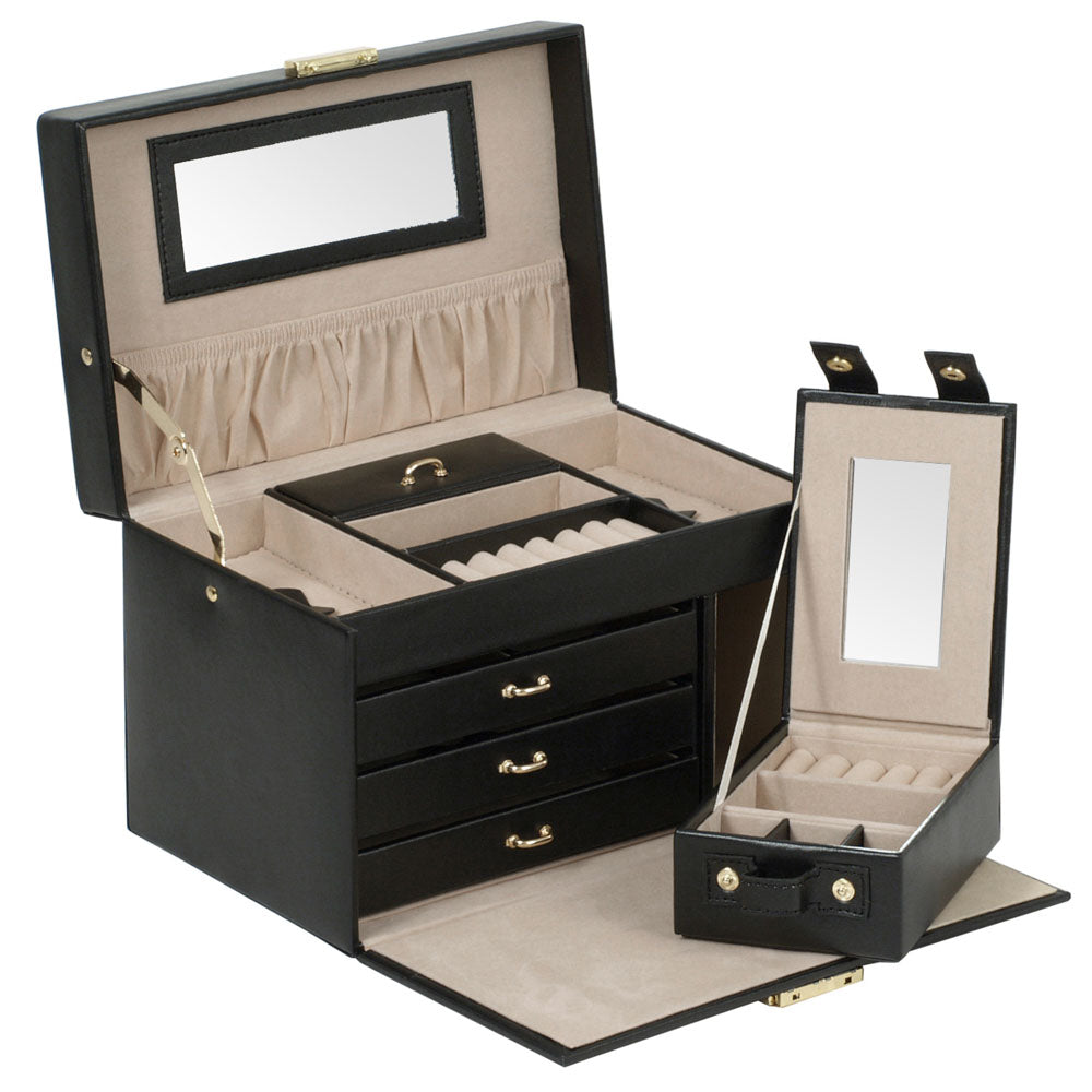WOLF 1834 Heritage Small Jewelry Box – Black - Image 3