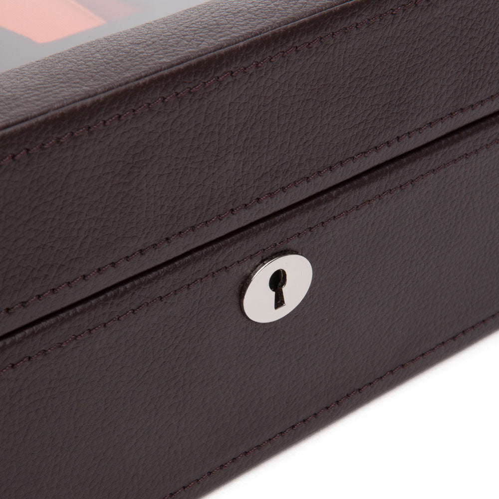 WOLF 1834 Windsor 15-Piece Watch Box – Windsor Brown/Orange - Image 4