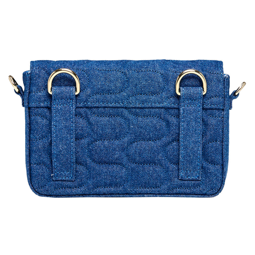 WOLF 1834 Mimi Swirl Cross Body Bag with Scarf – Denim - Image 6