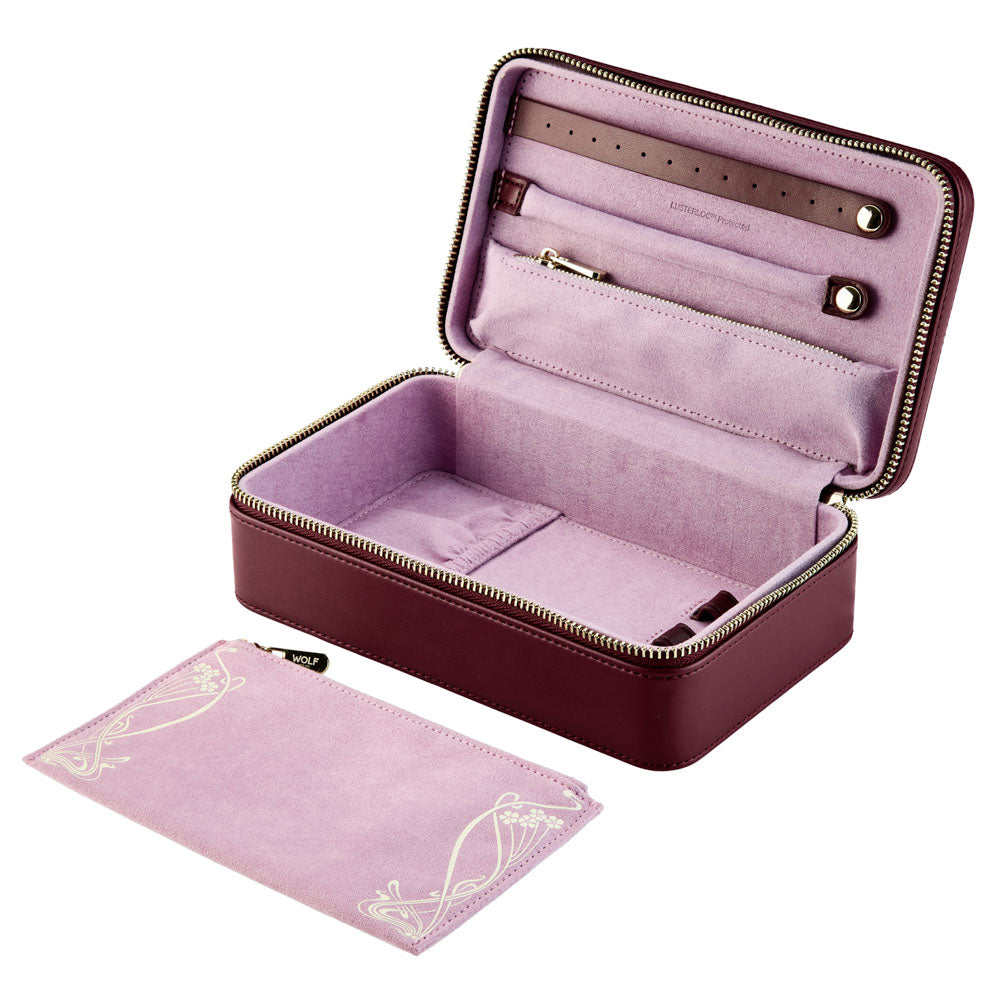 WOLF 1834 X Liberty Medium Zip Case – Burgundy - Image 4