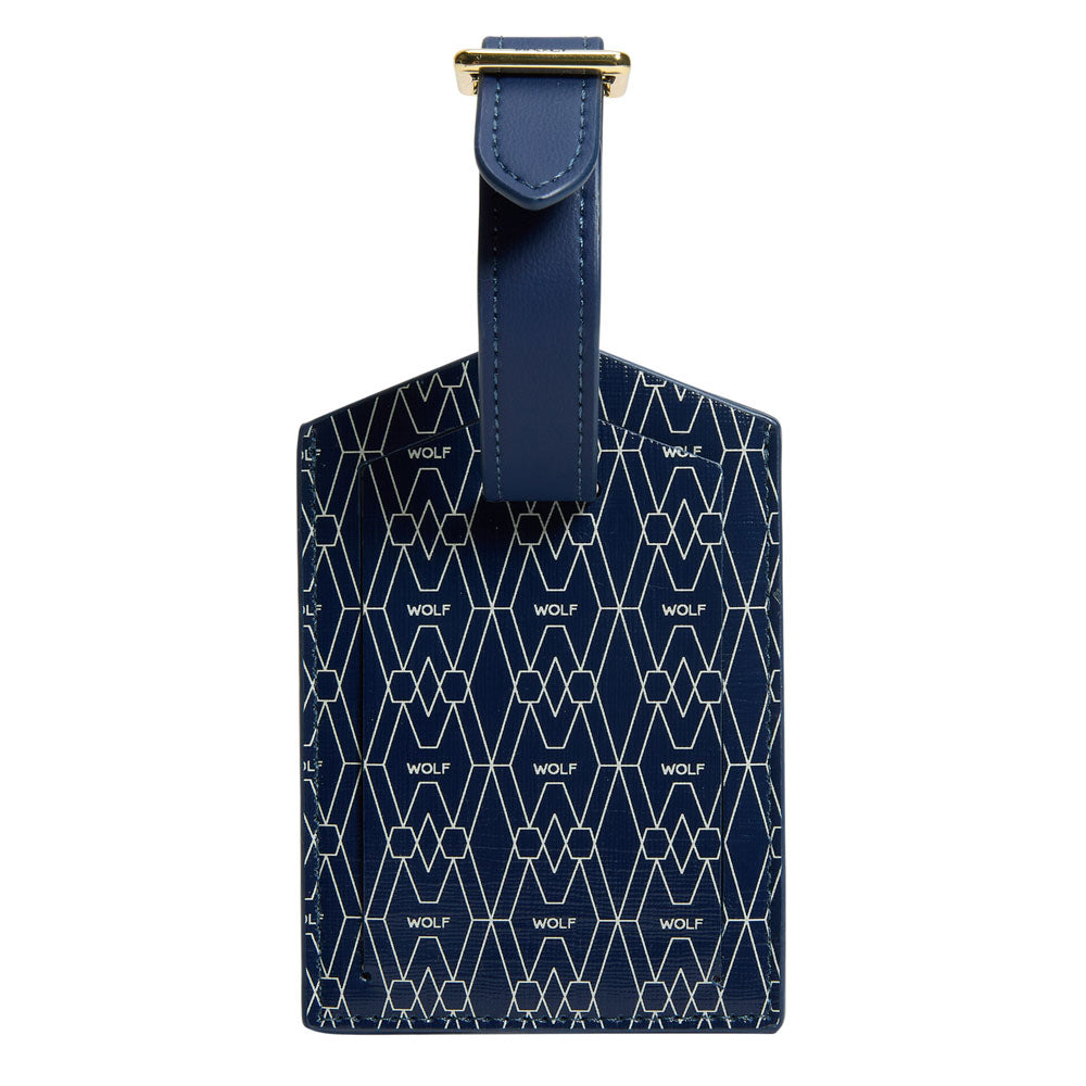 WOLF 1834 Signature Luggage Tag – Blue - Image 1