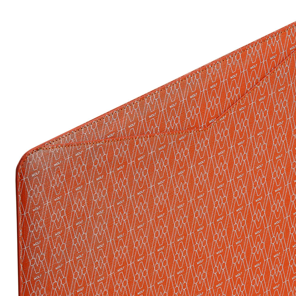 WOLF 1834 Signature 13" Laptop Sleeve - Orange - Image 5