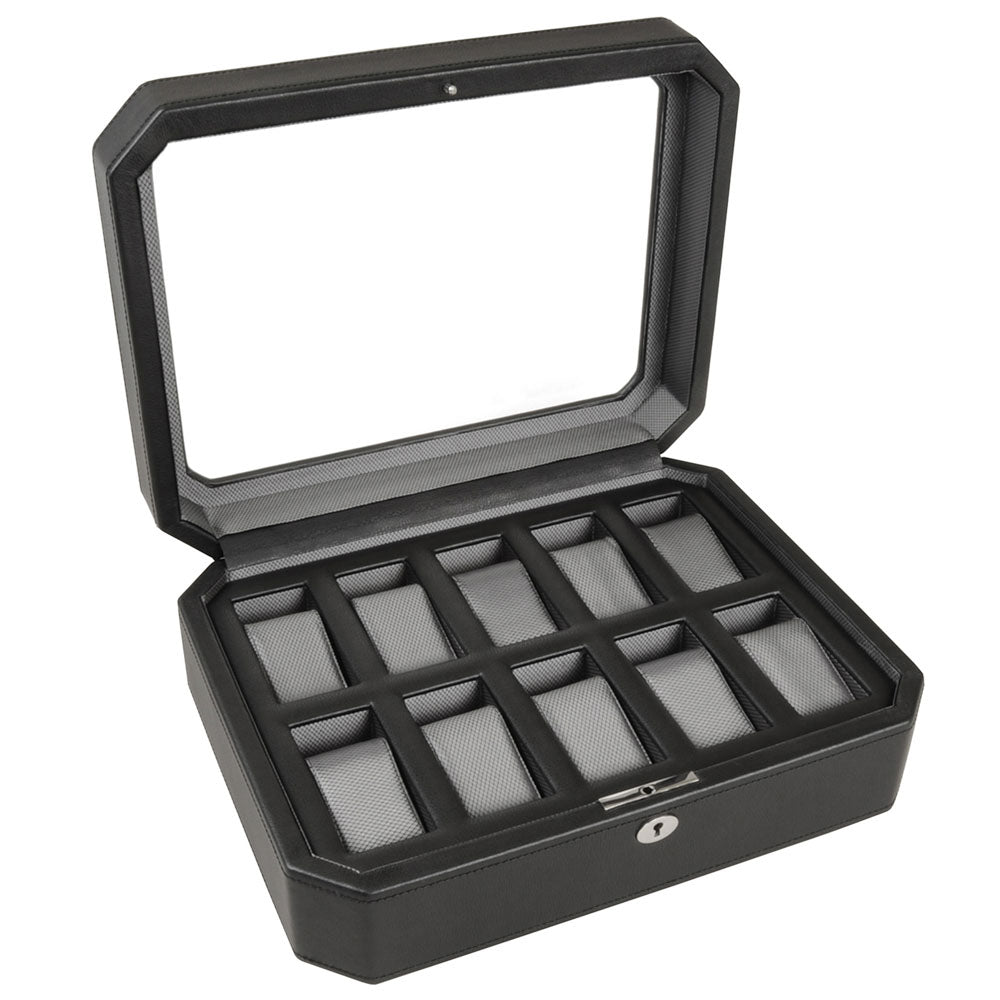 WOLF 1834 Windsor 10 Piece Watch Box – Windsor Black - Image 2