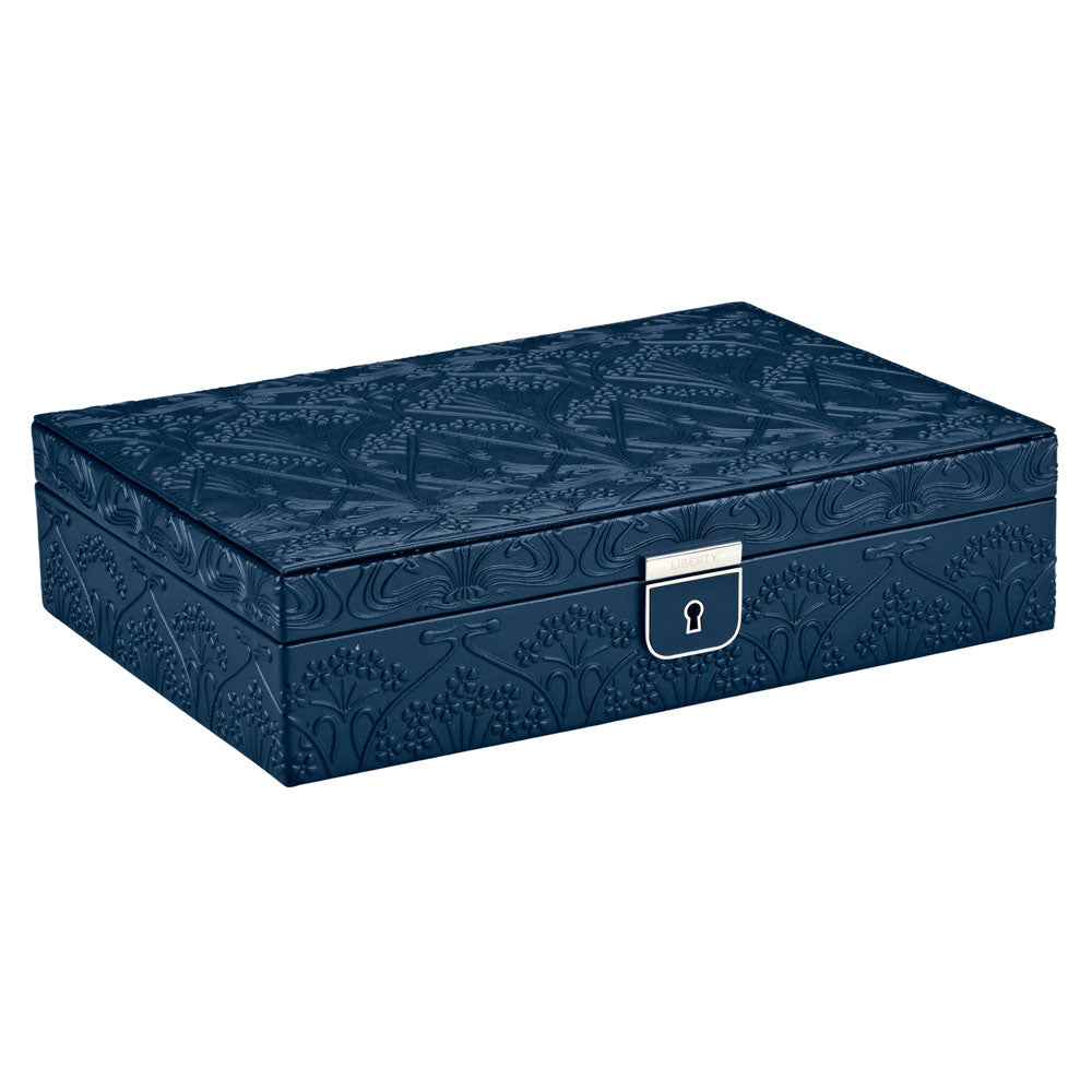 WOLF 1834 X LIBERTY Medium Jewelry Box – Navy - Image 2