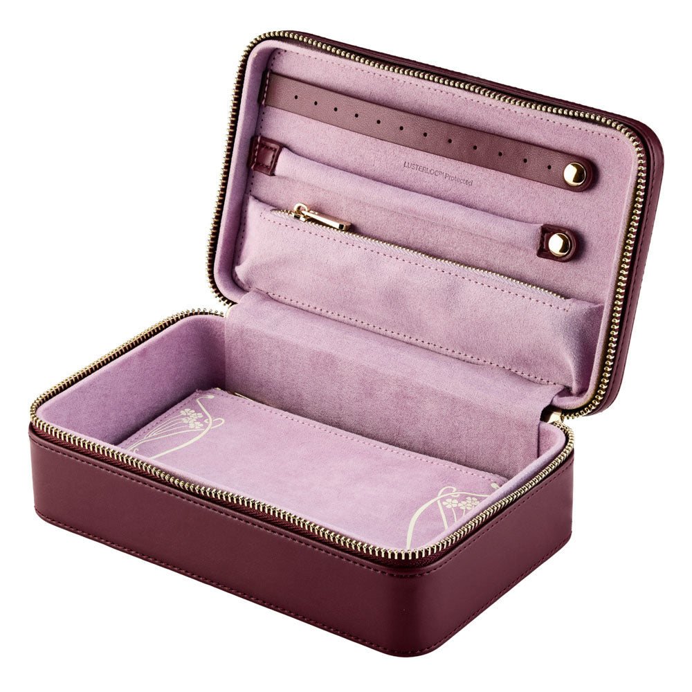 WOLF 1834 X Liberty Medium Zip Case – Burgundy - Image 3