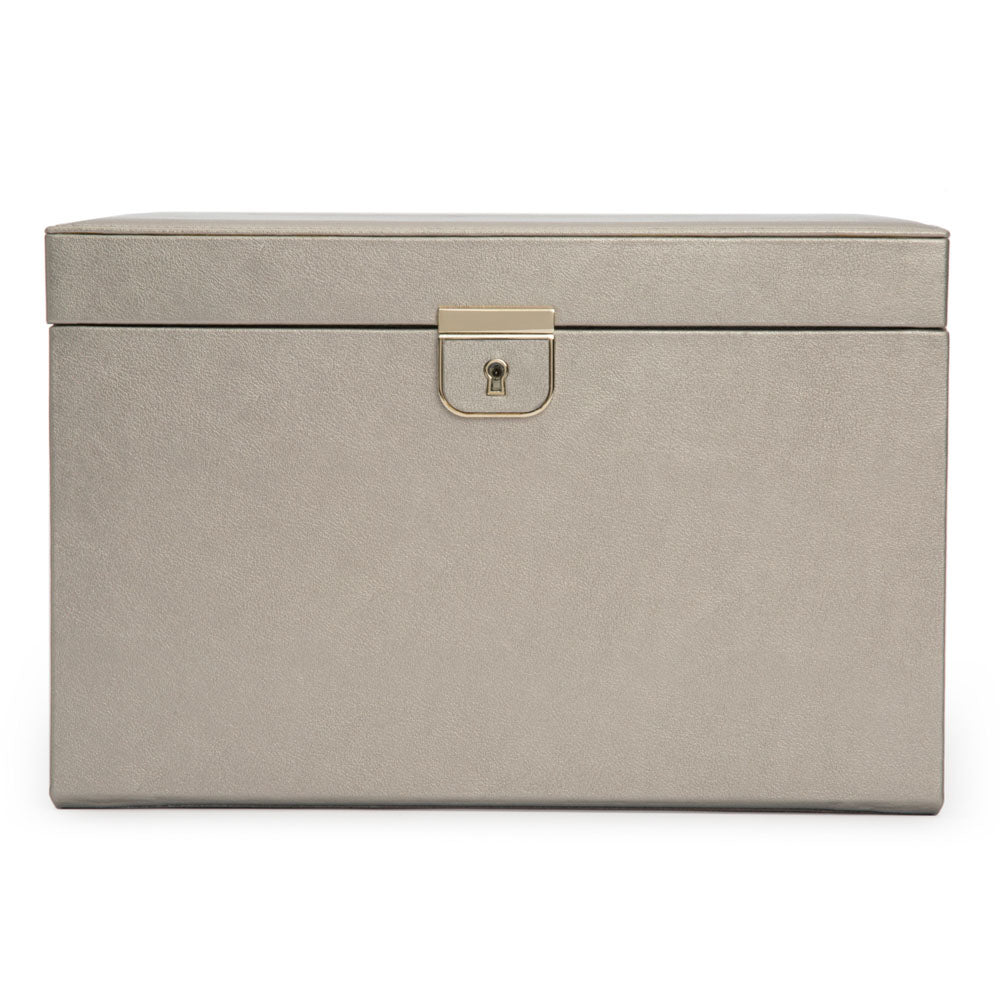 WOLF 1834 Palermo Large Jewelry Box – Pewter - Image 1