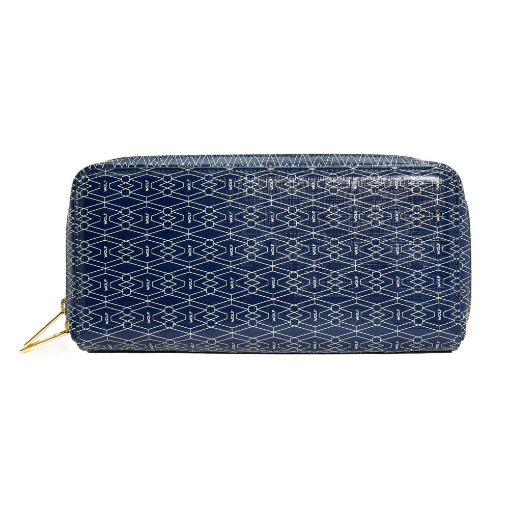 WOLF 1834 Signature Travel Case – Blue | RFID Blocking, Vegan Recycled Materials - Image 1