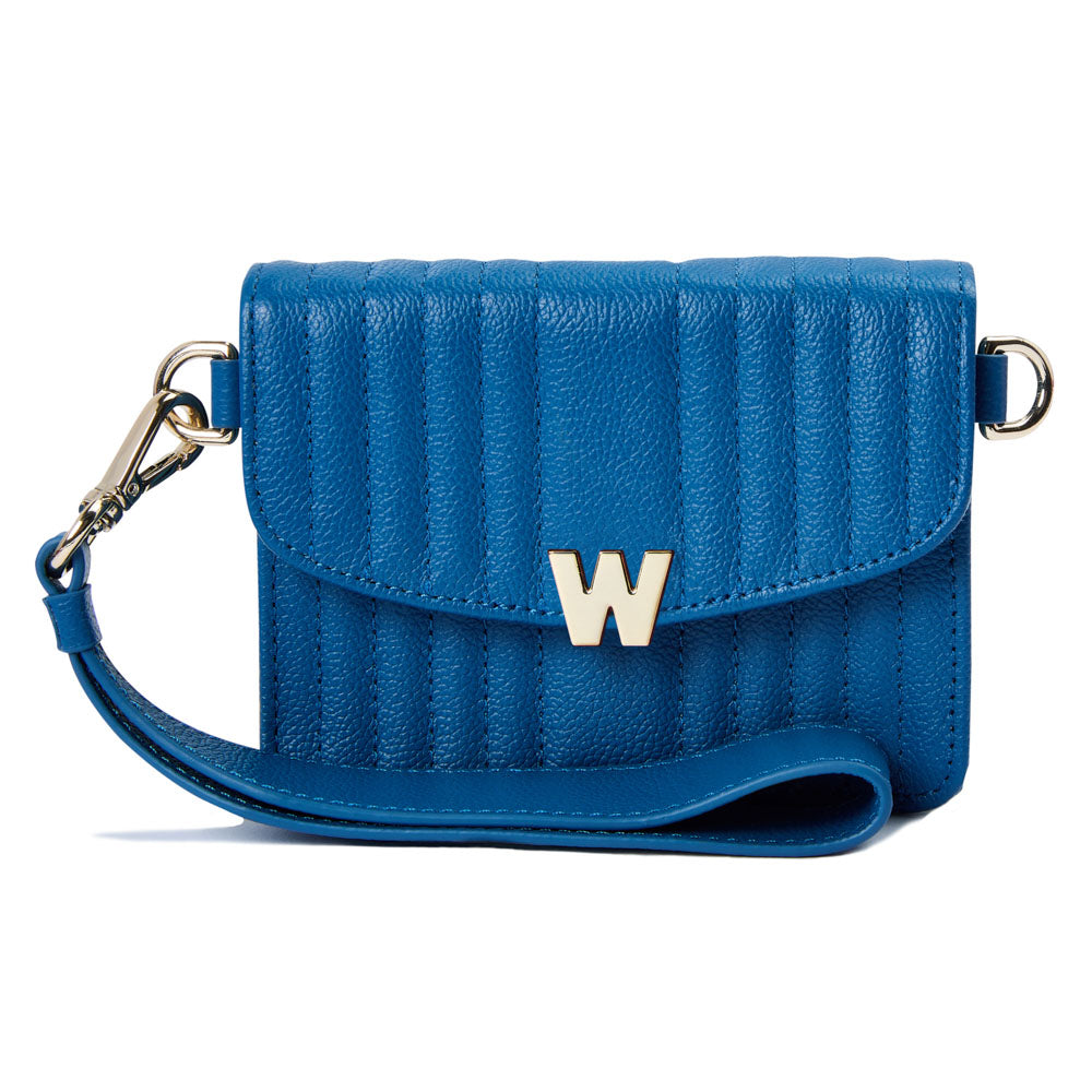 WOLF 1834 Mimi Mini Bag with Wristlet & Lanyard – Marine - Image 3
