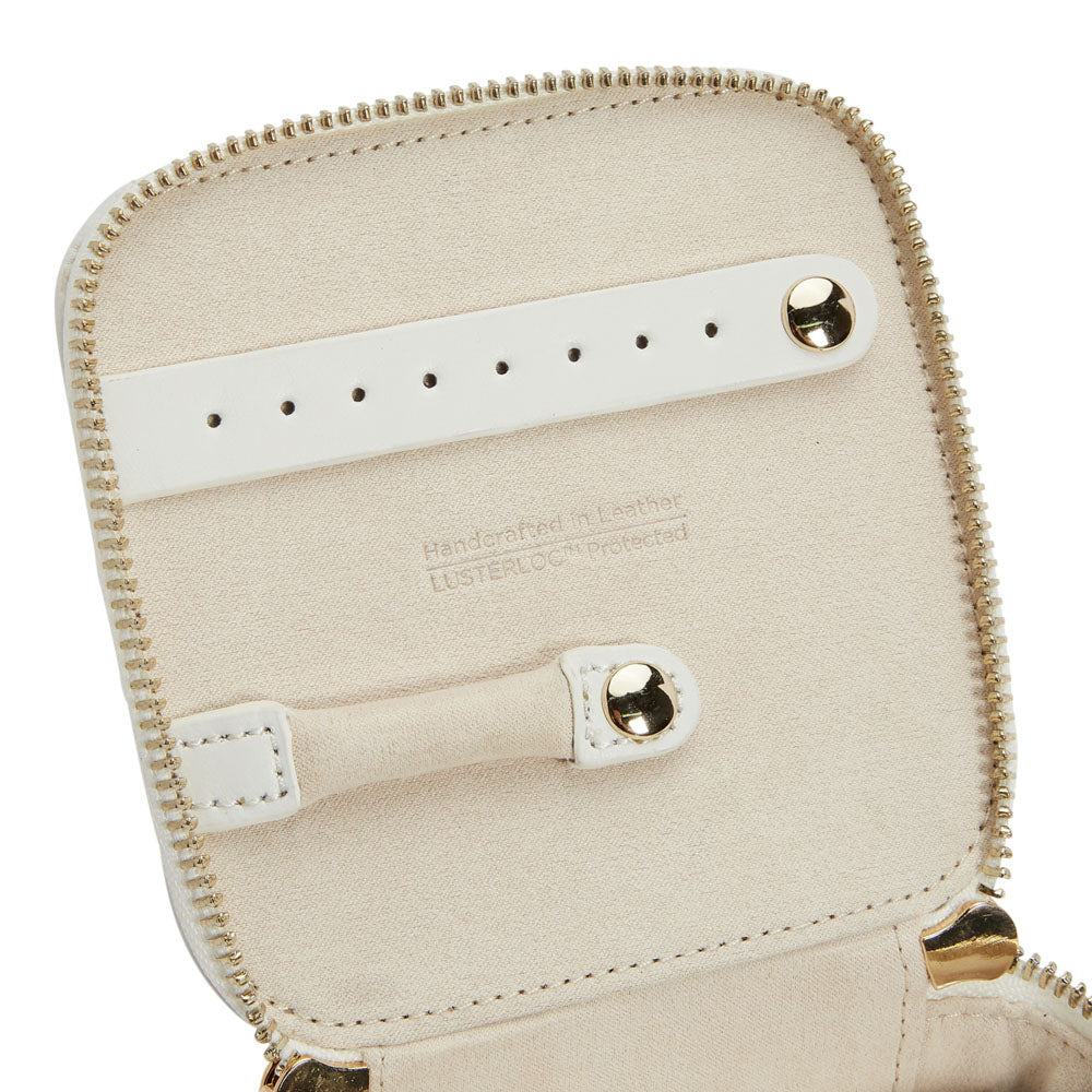 WOLF 1834 Maria Zip Jewelry Cube - White - Image 5