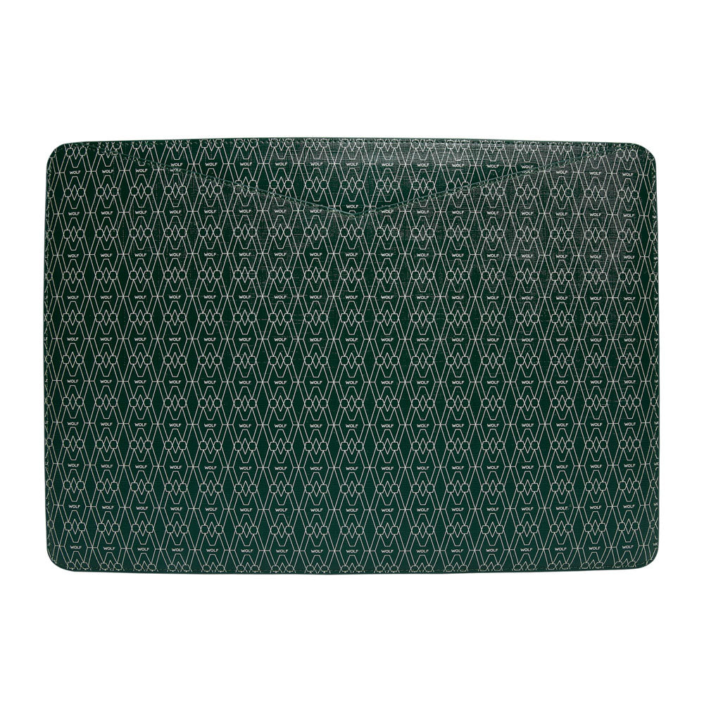 WOLF 1834 Signature 16" Laptop Sleeve - Green - Image 1
