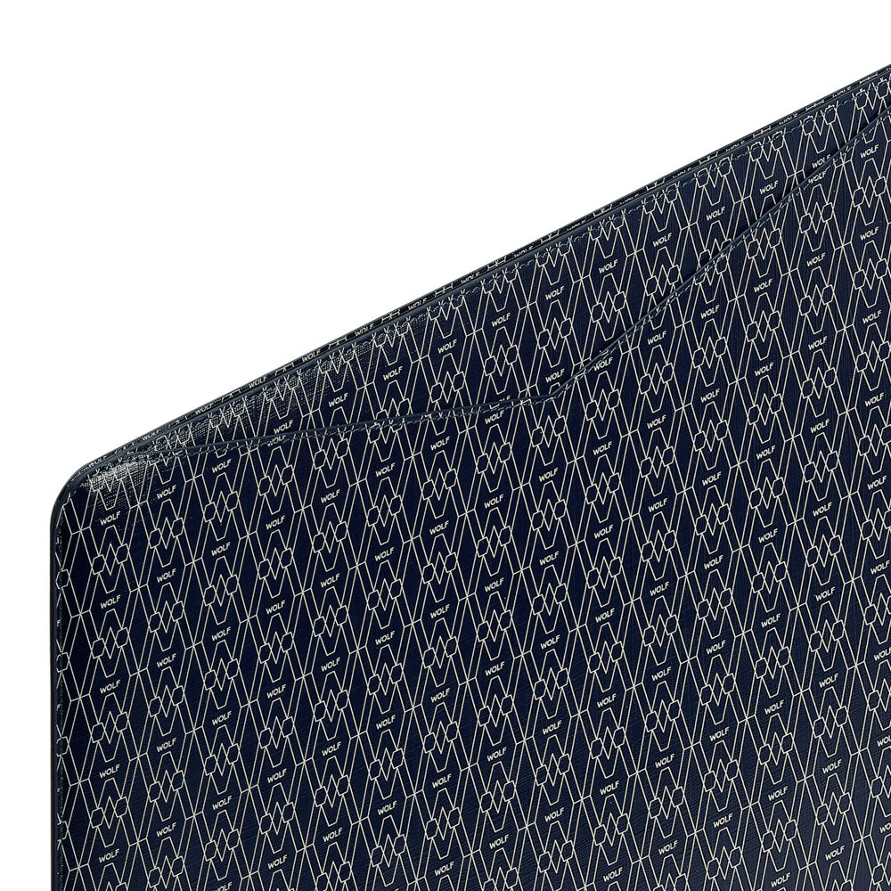 WOLF 1834 Signature 16" Laptop Sleeve - Blue - Image 5