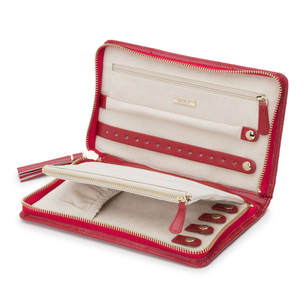 WOLF 1834 Caroline Jewelry Portfolio - Red - Image 3