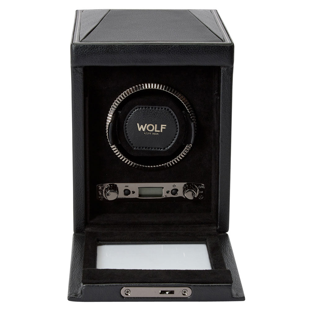 WOLF 1834 British Racing Single Watch Winder - Black - Image 3