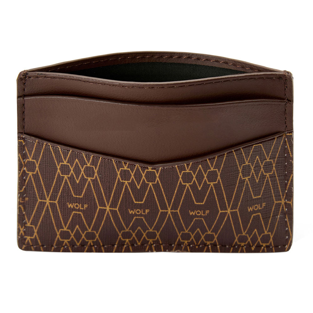 WOLF 1834 Signature Cardholder – Brown, RFID-Blocking, 5 Slots - Image 3