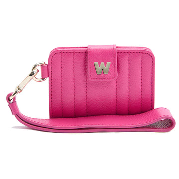 WOLF 1834 Mimi Credit Card Holder with Wristlet – Pink - Image 1