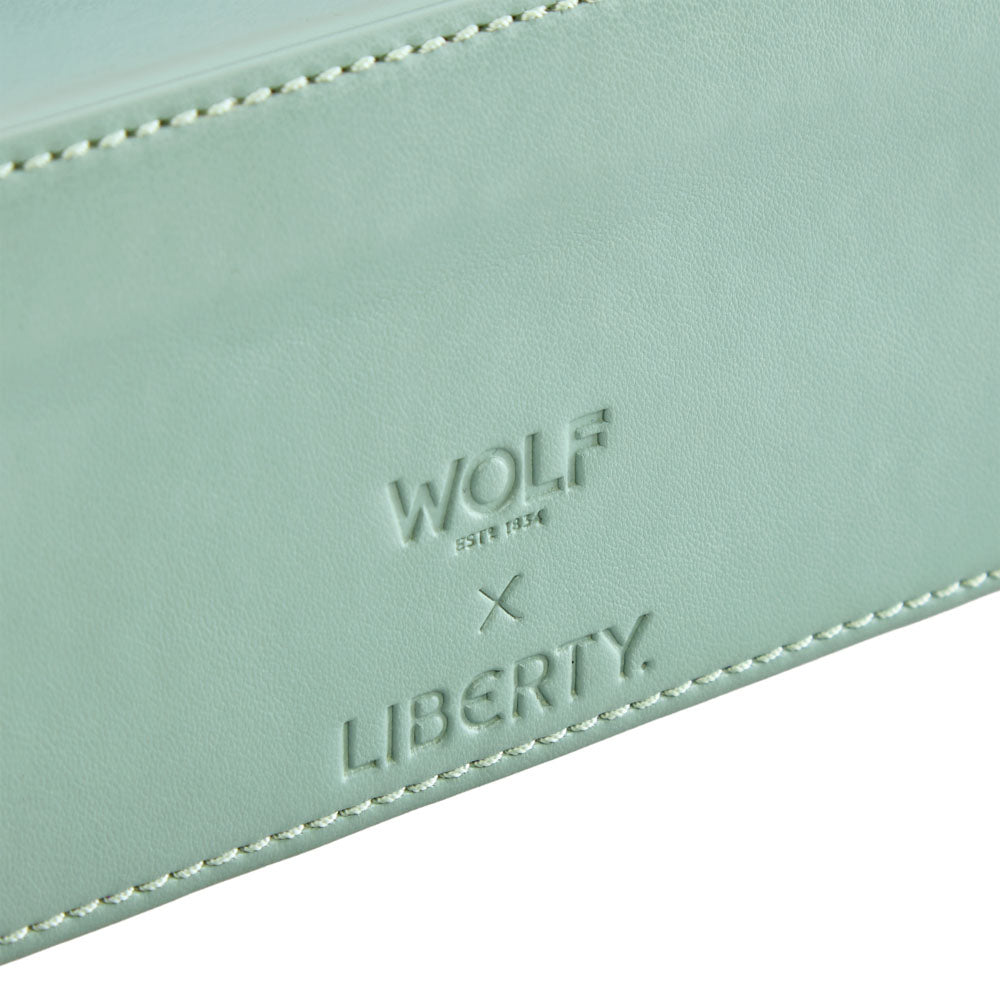 WOLF 1834 X Liberty Medium Zip Case – Sage Green - Image 6