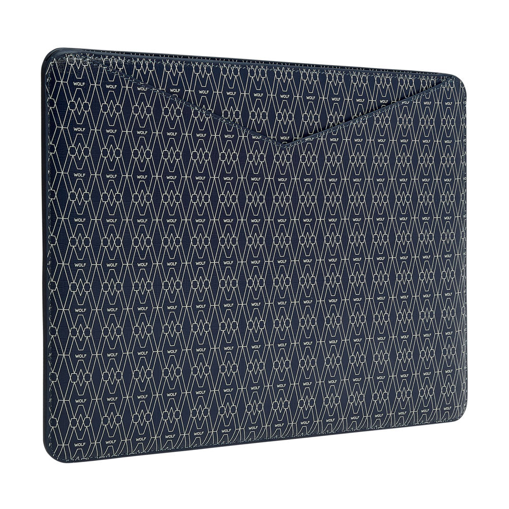 WOLF 1834 Signature 13" Laptop Sleeve - Blue - Image 2