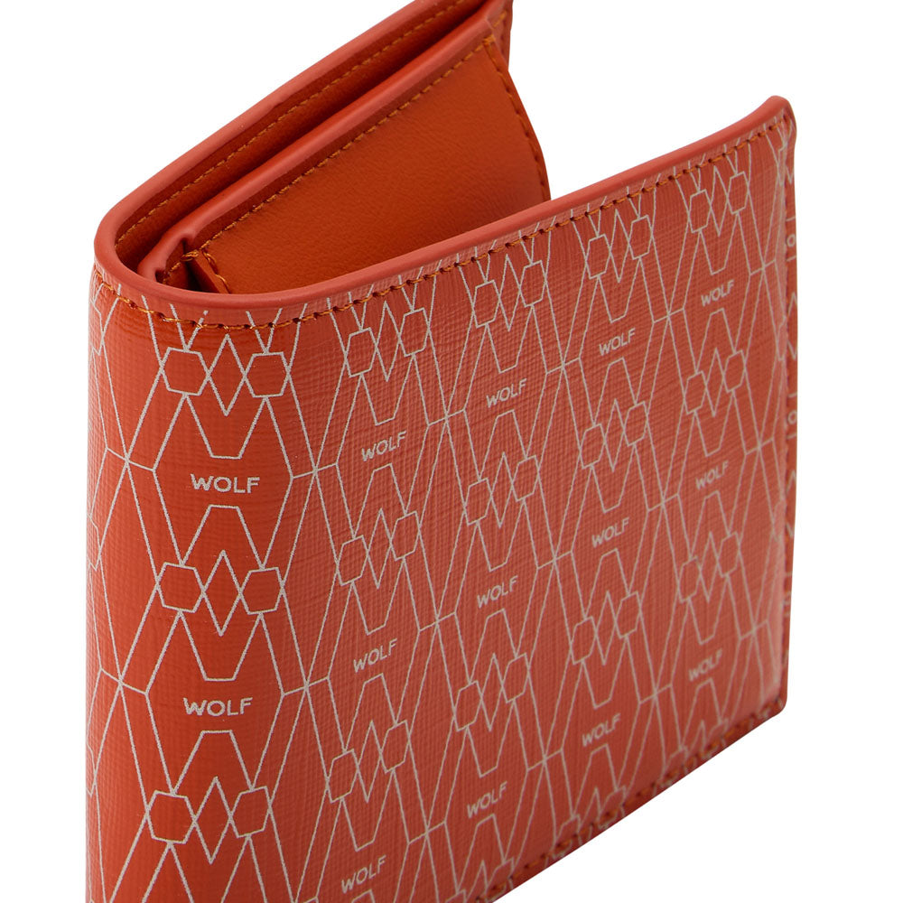WOLF 1834 Signature Billfold & Coin - Orange - Image 5