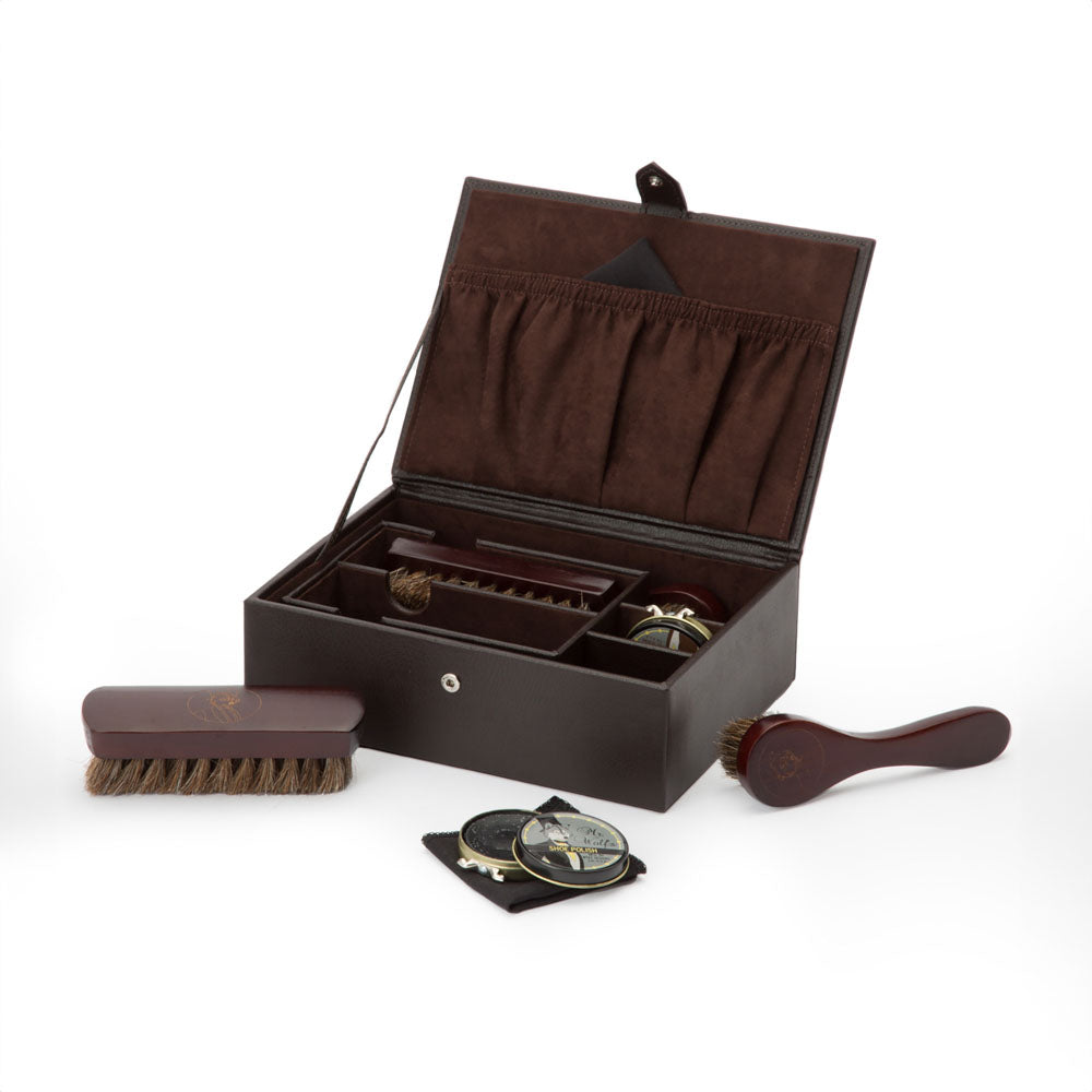 WOLF 1834 Blake Shoe Shine Kit – Brown Leather - Image 4