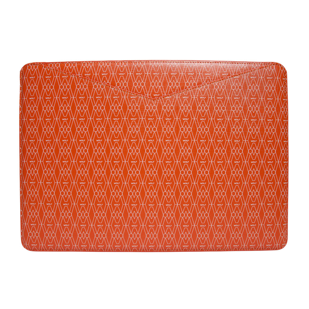 WOLF 1834 Signature 13" Laptop Sleeve - Orange - Image 1