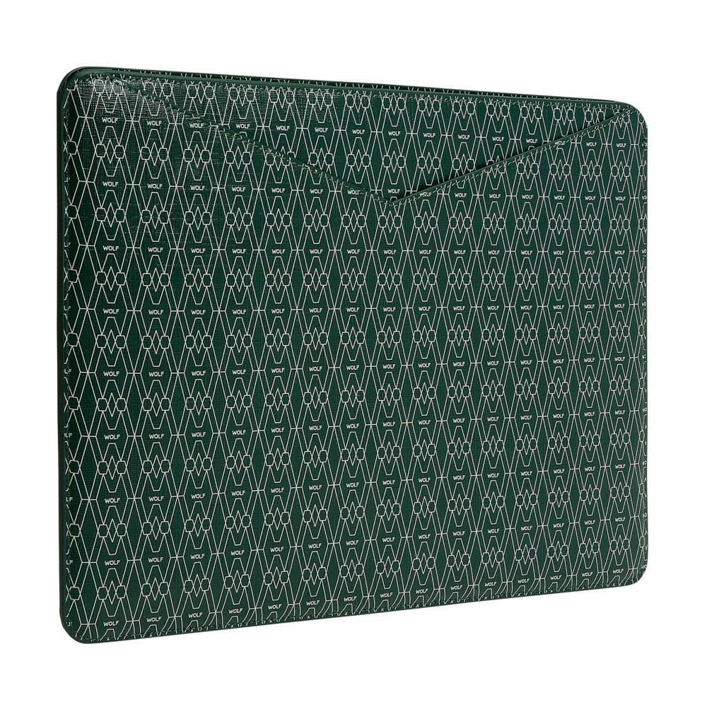 WOLF 1834 Signature 13" Laptop Sleeve - Green - Image 2