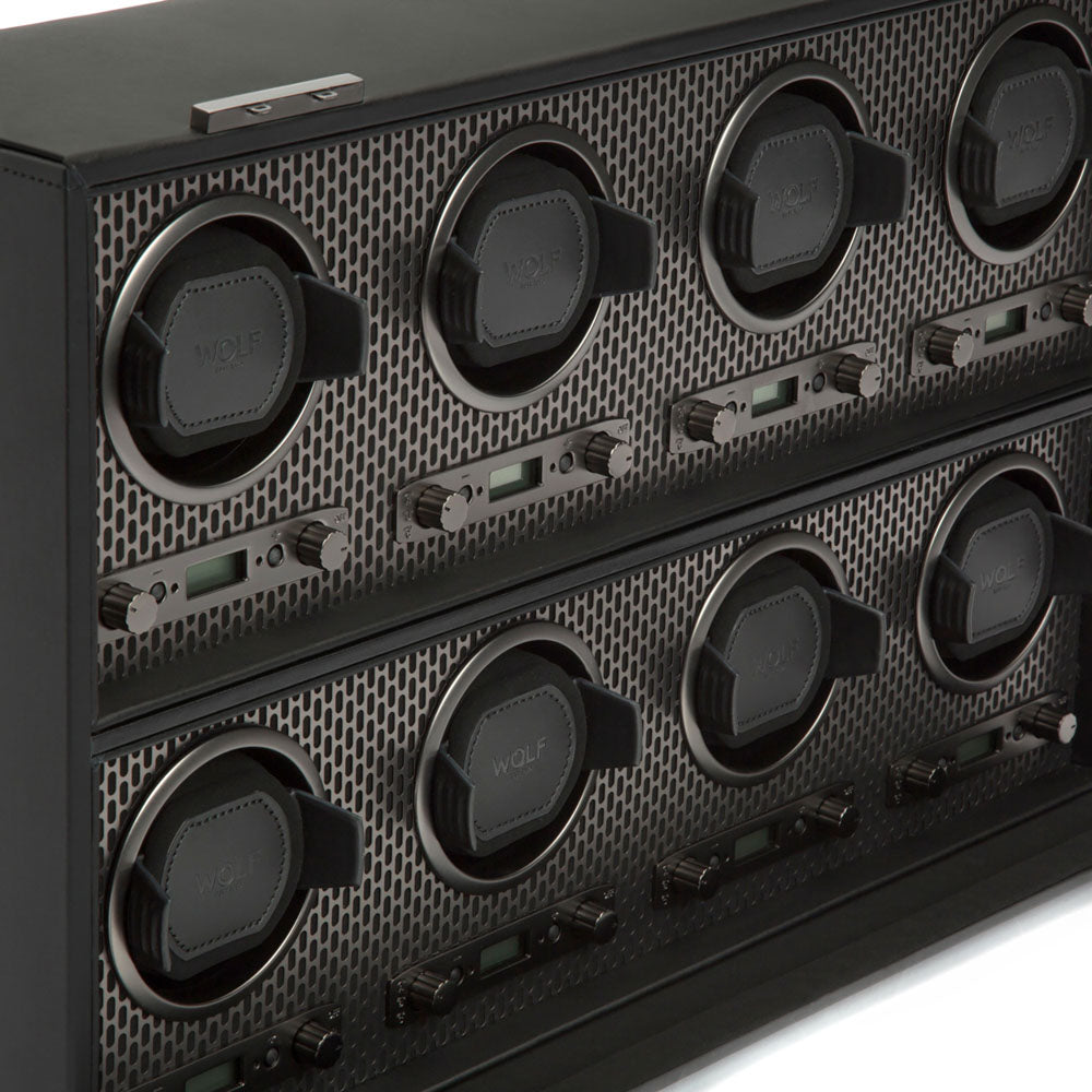 WOLF 1834 Axis 8 Piece Watch Winder - Powder Coat - Image 4
