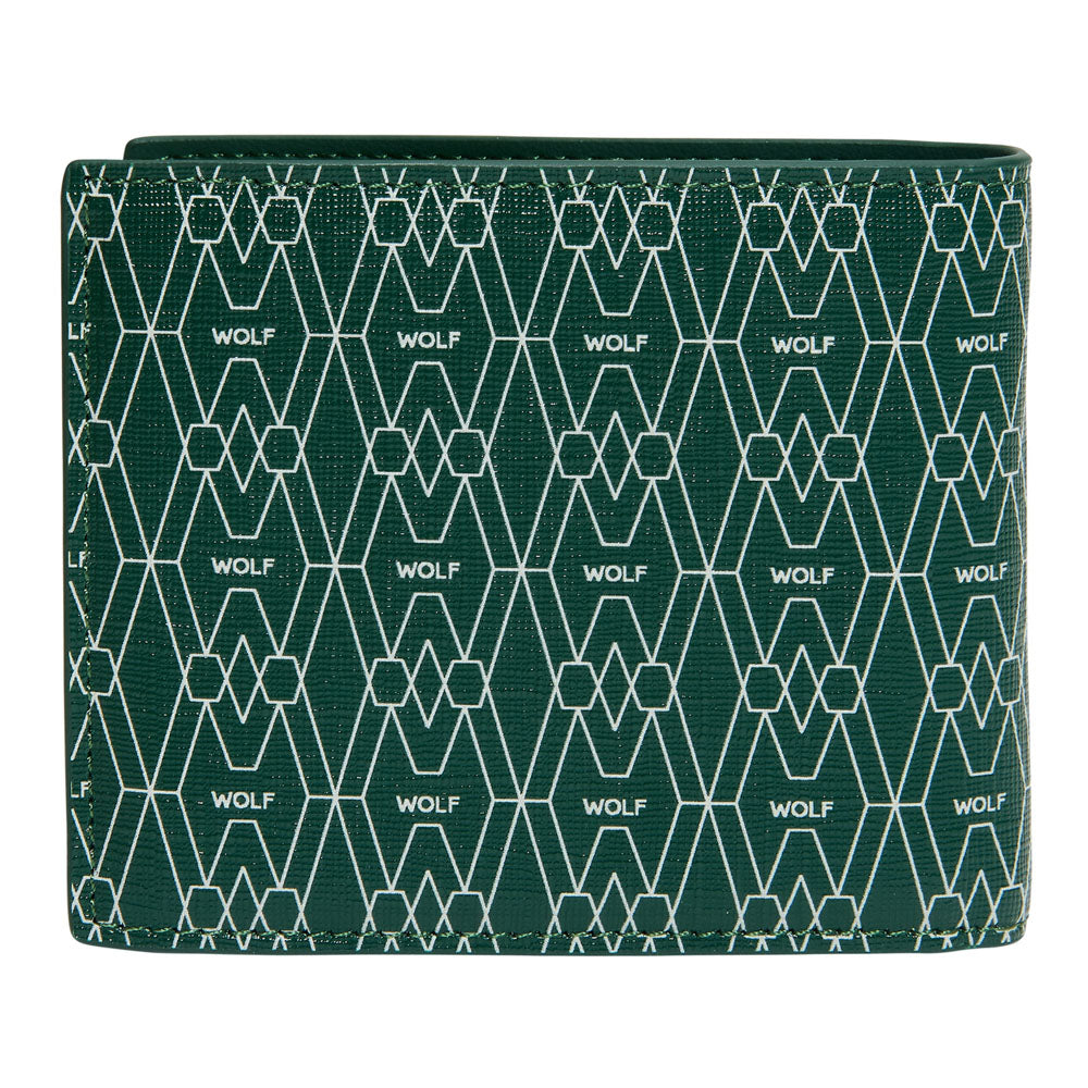 WOLF 1834 Signature Billfold - Green | 8 Card Slots, RFID Blocking, Vegan Apple Leather - Image 4