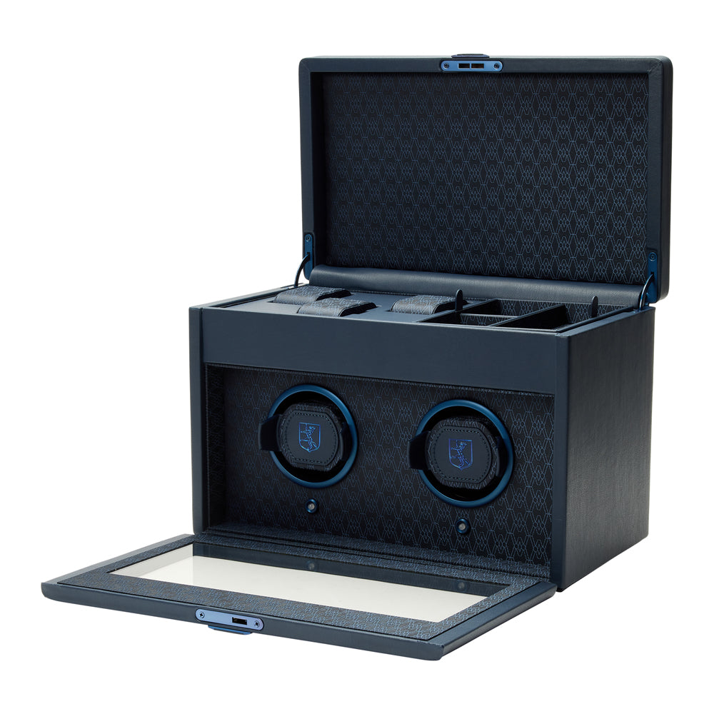 WOLF 1834 Earth Double Watch Winder – Midnight Blue - Image 3