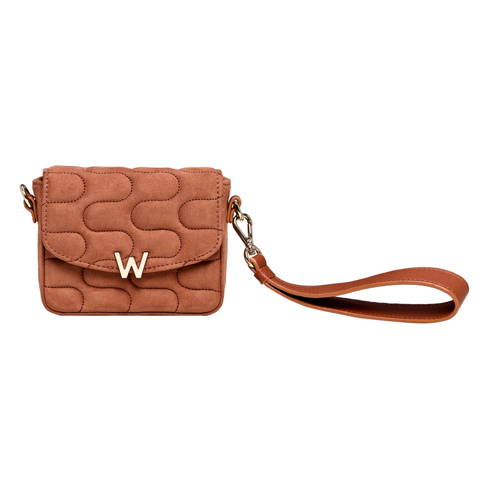 WOLF 1834 Mimi Swirl Mini Bag – Nutshell Brown - Image 4