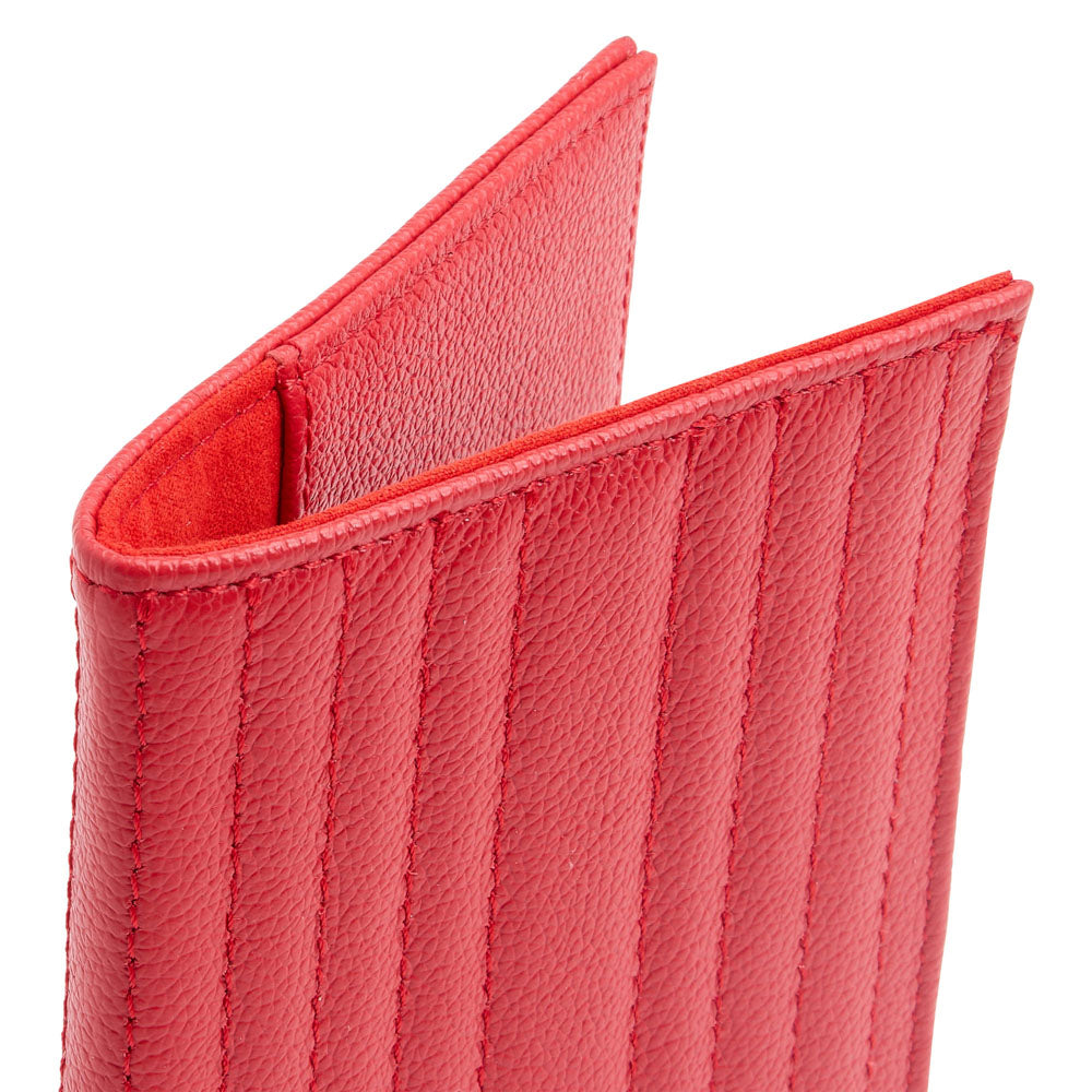 WOLF 1834 Mimi Passport Case - Red (RFID Blocking, 2 Card Slots) - Image 6
