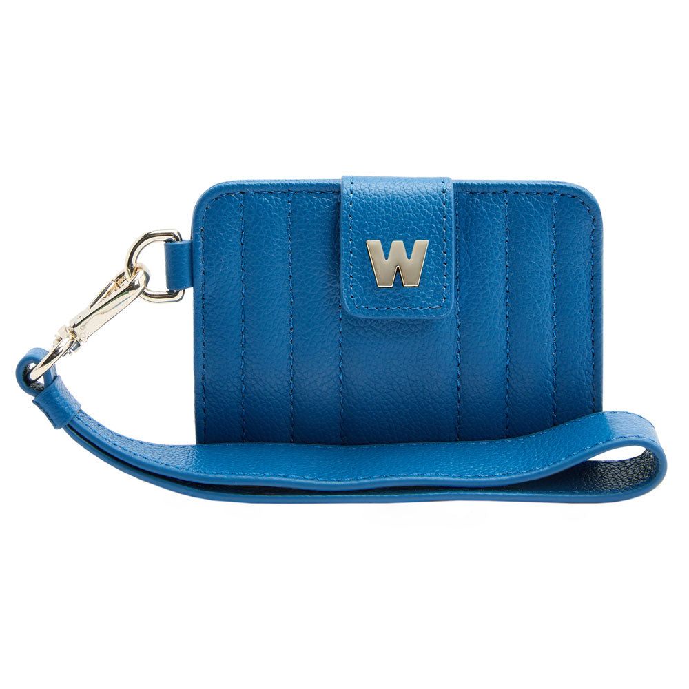 WOLF 1834 Mimi Credit Card Holder with Wristlet - Marine (4 Card Slots) - Image 1