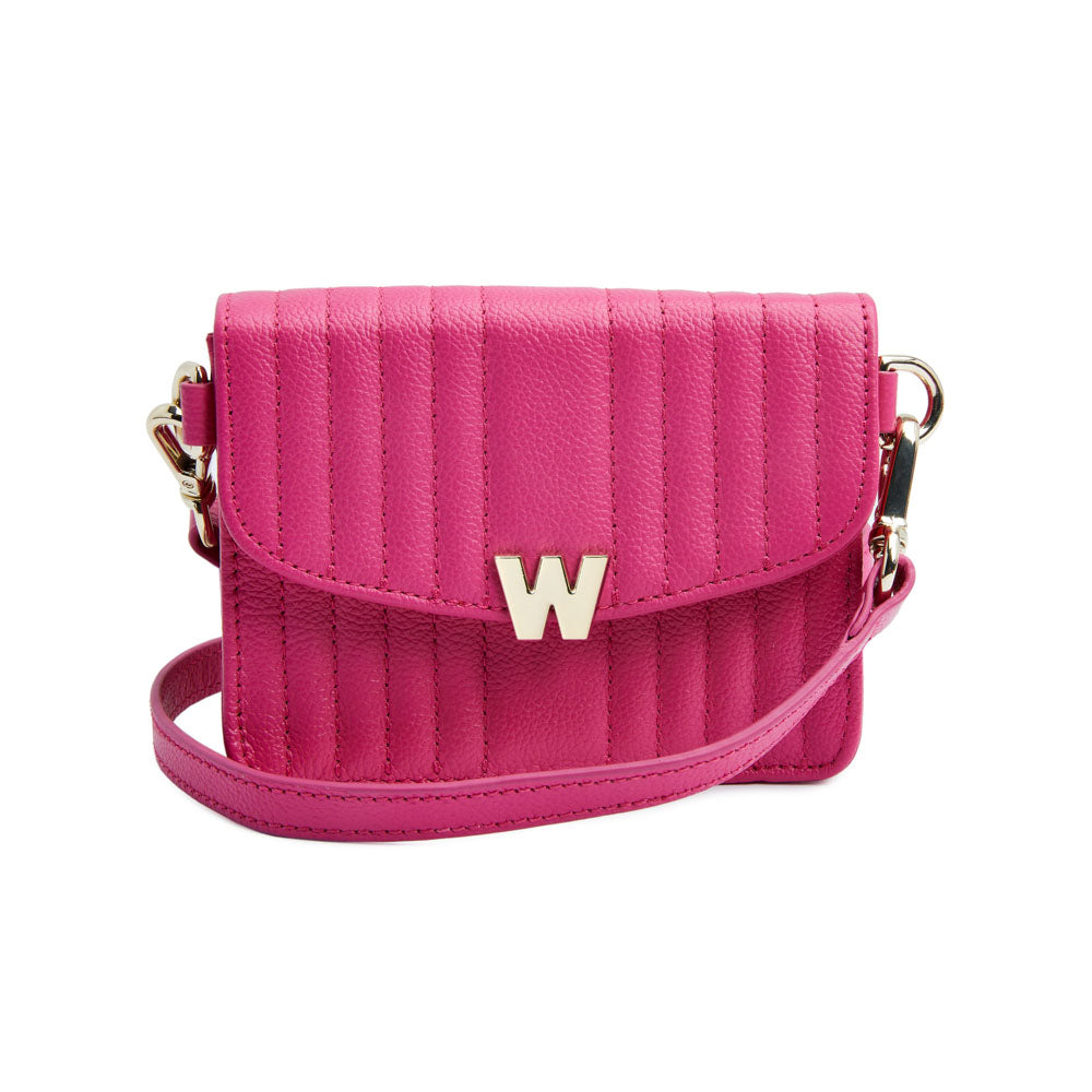 WOLF 1834 Mimi Mini Bag with Wristlet & Lanyard – Pink - Image 1